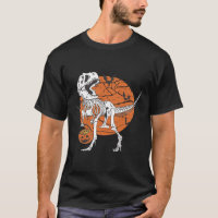 Boys Dinosaur Skeleton T Rex Scary Pumpkin Moon