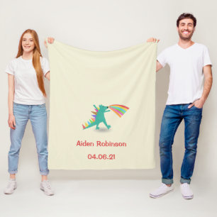Boys Dinosaur thème polaire couverture cadeau