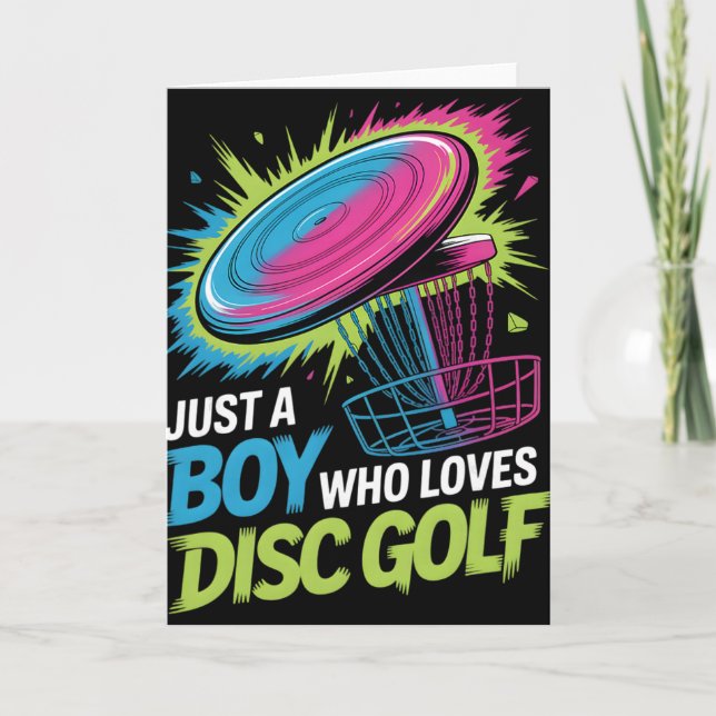 Boys Disc Golf _1  Card (Front)