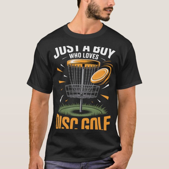 Boys Disc Golf  T-Shirt (Front)