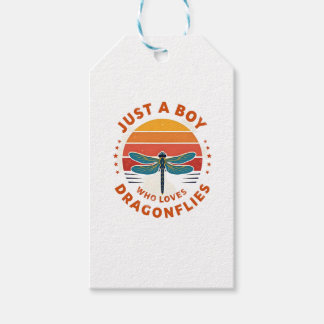 Boys Dragonfly Gift Tags