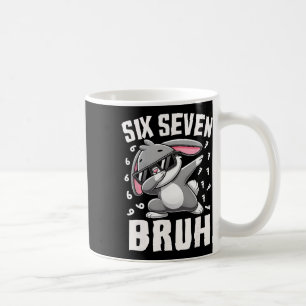 Boys Easter Day Six Seven Bruh Dabbing Bunny 67 Me Coffee Mug