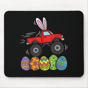 Boys Easter Monster Truck Happy Easter Day Eggs To Mouse Pad