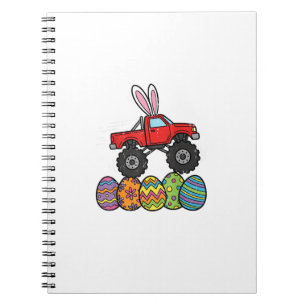 Boys Easter Monster Truck Happy Easter Day Eggs To Notebook