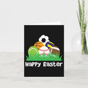 Boys Easter - Spring Sports Lover Card