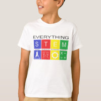 Boys Everything STEM T-Shirt with Black Text
