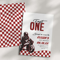 Boys Fast One 1st Dirt Bike Birthday