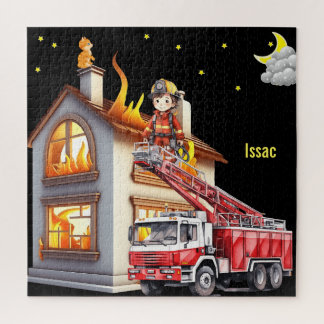 Boy's Fire Fighter Jigsaw Puzzle