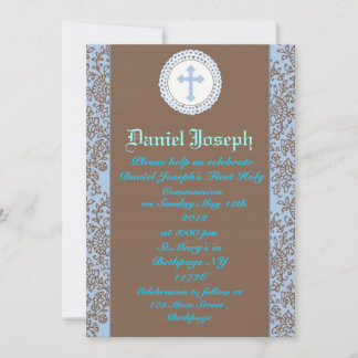Boys First Holy Communion Invitations