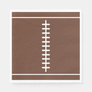 Boys Football First Year Down 1st Birthday Party Napkin