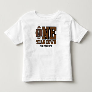 Boys Football Green Sports 1st Birthday Toddler T-shirt