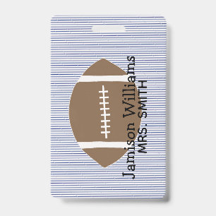 Boys Football Navy Waterproof Labels Badge