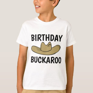 BOY'S FUNNY BIRTHDAY T-Shirts, BUCKAROO T-Shirt