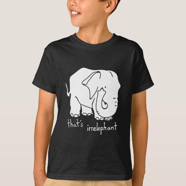 Boys' funny quotes t-shirt (Front)