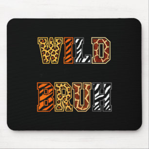 Boys funny wild animal about reading bruh book mouse pad
