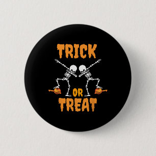 Boys Girls Dabbing Pumpkin Skeleton Zombie Costume 2 Inch Round Button