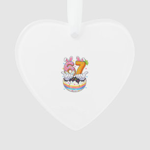 Boys Girls Easter Eggs Funny Bunny Six Seven 67 Me Ornament