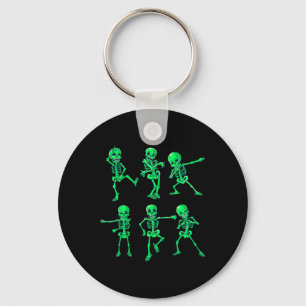 Boys Girls Kids Dancing Skeletons Dance Challenge  Keychain