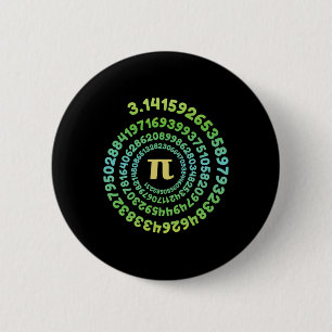 Boys Girls Pi Day Infinity Math Lover Nerd Geek Pi 2 Inch Round Button