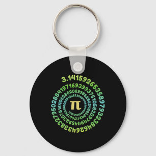 Boys Girls Pi Day Infinity Math Lover Nerd Geek Pi Keychain