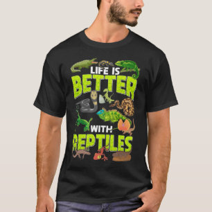 Boys Girls Reptiles Lizard Gecko Bearded Dragon T-Shirt