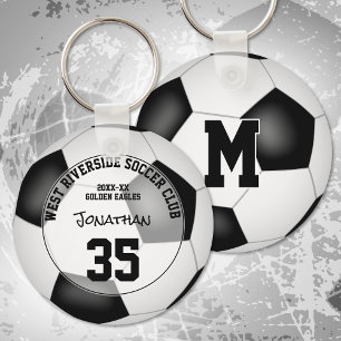 boys girls soccer team gifts under 10   keychain