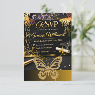 Boys Graduation Invitation Card 2026   Elegantblac