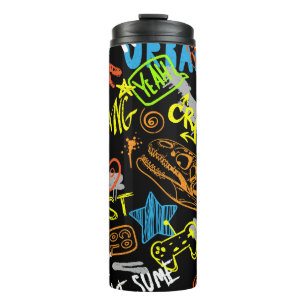 Boys' Graffiti: Hand Drawn Coolness Thermal Tumbler