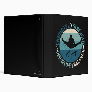 Boys Gymnastics Character Strength Discipline Binder