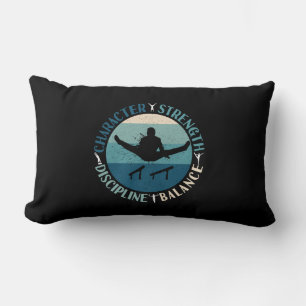 Boys Gymnastics Character Strength Discipline Lumbar Pillow