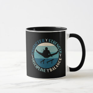 Boys Gymnastics Character Strength Discipline Mug