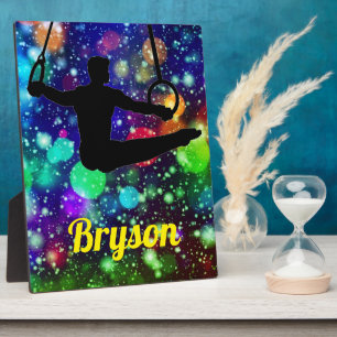 Boys Gymnastique anneaux Tabletop Plaque avec Ease