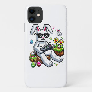Boys Happy Easter Day Bunny Egg Video Game iPhone 11 Case