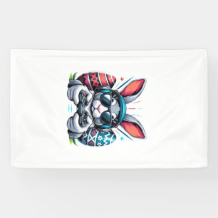 Boys Happy Easter Day Bunny Egg Video Game Kids Me Banner