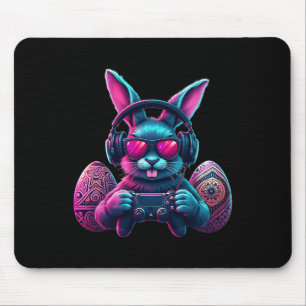 Boys Happy Easter Day Bunny Egg Video Game Kids Me Mouse Pad