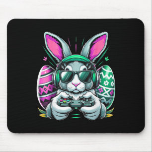 Boys Happy Easter Day Bunny Egg Video Game Kids Me Mouse Pad