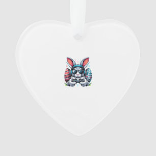 Boys Happy Easter Day Bunny Egg Video Game Kids Me Ornament