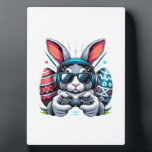 Boys Happy Easter Day Bunny Egg Video Game Kids Me Plaque<br><div class="desc">Boys Happy Easter Day Bunny Egg Video Game Kids Mens Gamer T-Shirt_1</div>