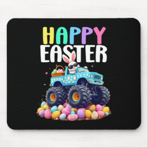 Boys Happy Easter Monster Truck Easter Eggs Toddle Mouse Pad