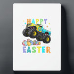 Boys Happy Easter Monster Truck Easter Eggs Toddle Plaque<br><div class="desc">Boys Happy Easter Monster Truck Easter Eggs Toddler Kids T-Shirt_1</div>