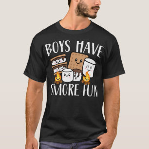 Boys Have Smore Fun Funny Camping Kawaii Smores Ki T-Shirt