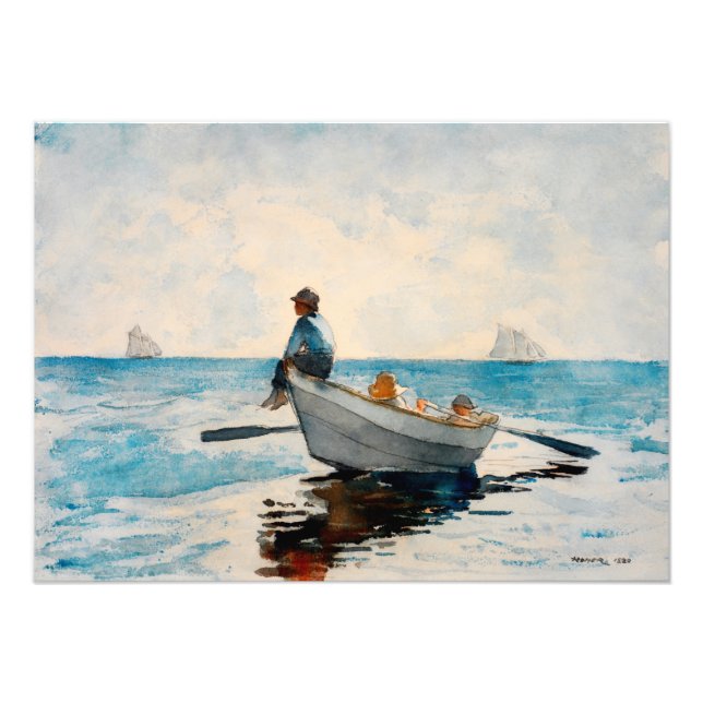 Boys in a Dory by Winslow Homer  Photo Print (Front)
