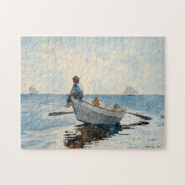 Boys in a Dory | Winslow Homer Jigsaw Puzzle (Horizontal)