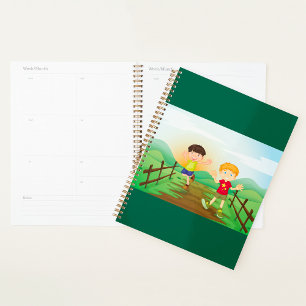 Boys In The Outdoors Spiral Planner