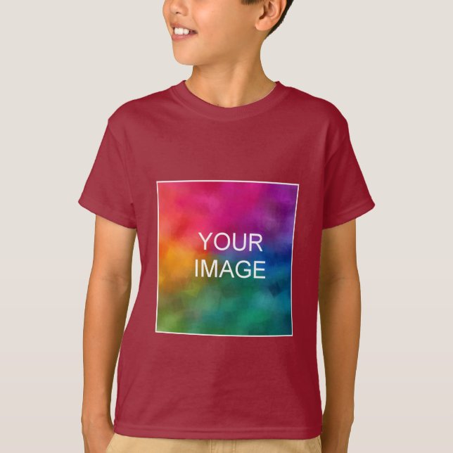 Boys Kids T Shirts Template Add Image Text (Front)