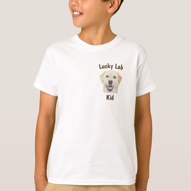 Boy's Labrador Retriever T-Shirt (Front)