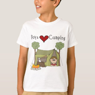 Boys Love Camping T-Shirt