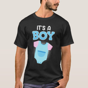Boys mommy pregnant with baby boy expecting mom T-Shirt