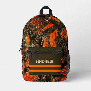 Boy's Monogram Camouflage Backpack