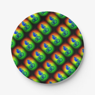 Boys mountain bike T Shirt presents MTB Paper Plate